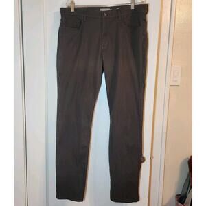 Vince Jeans‎ Mens Size 36 Brown 5-pocket Slim Straight Flat Front Designer Pants